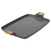 rairie Signature Cast Aluminum Double Griddle, Charcoal Speckle