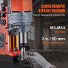 VEVOR Magnetic Drill 1400W 2922lbf/13000N Portable Mag Drill Press 810RPM